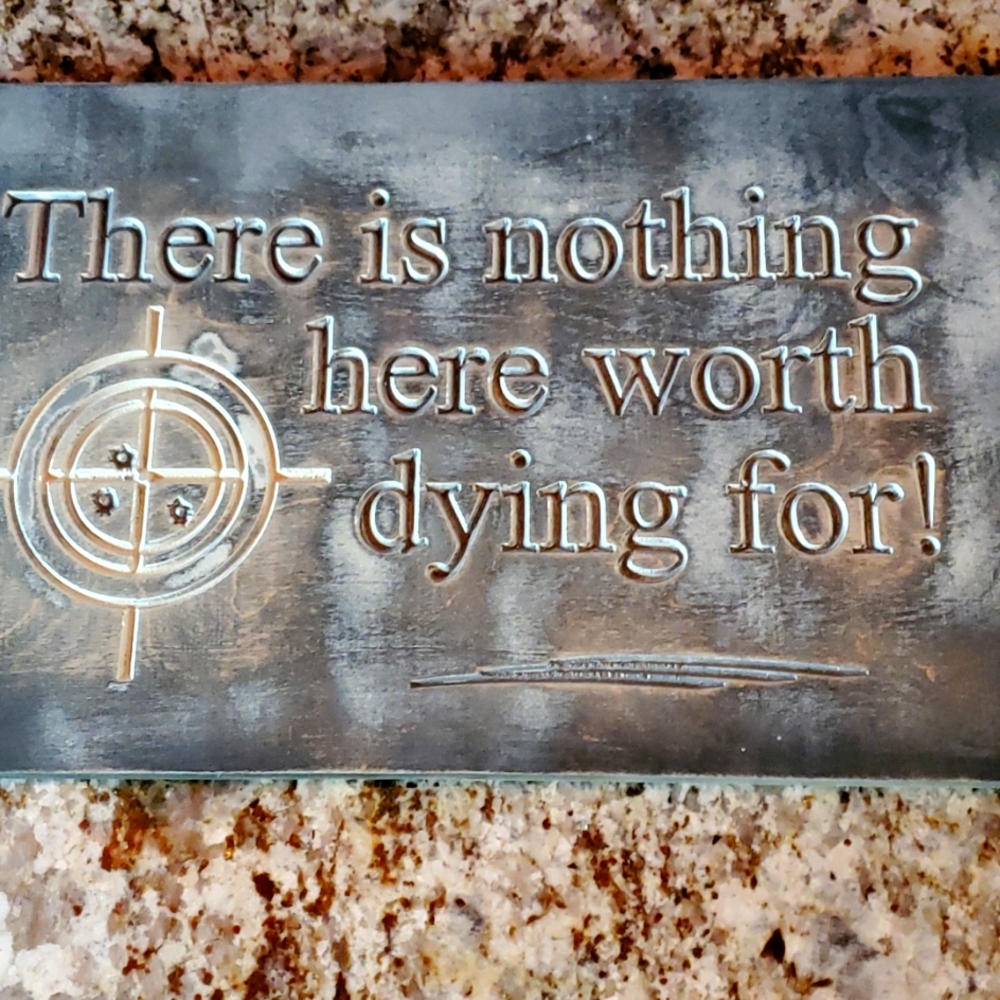 Custom made sign
